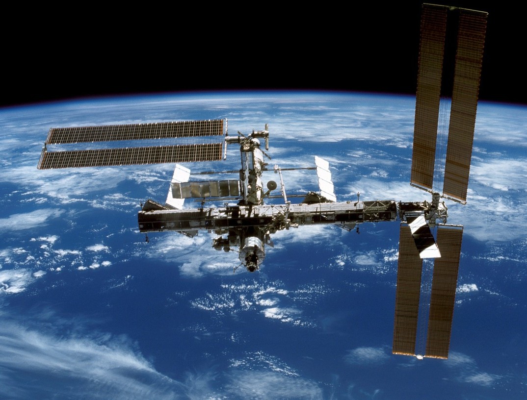 ISS in space